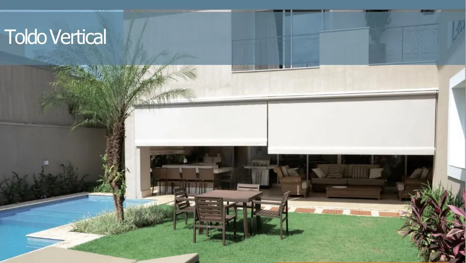 Toldo vertical para exterior