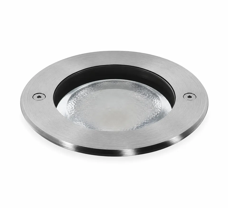 Spot Emp.Piso LED Cob 15W 30K IP65 Alum.D18Xh12Cm 8 143431/1447