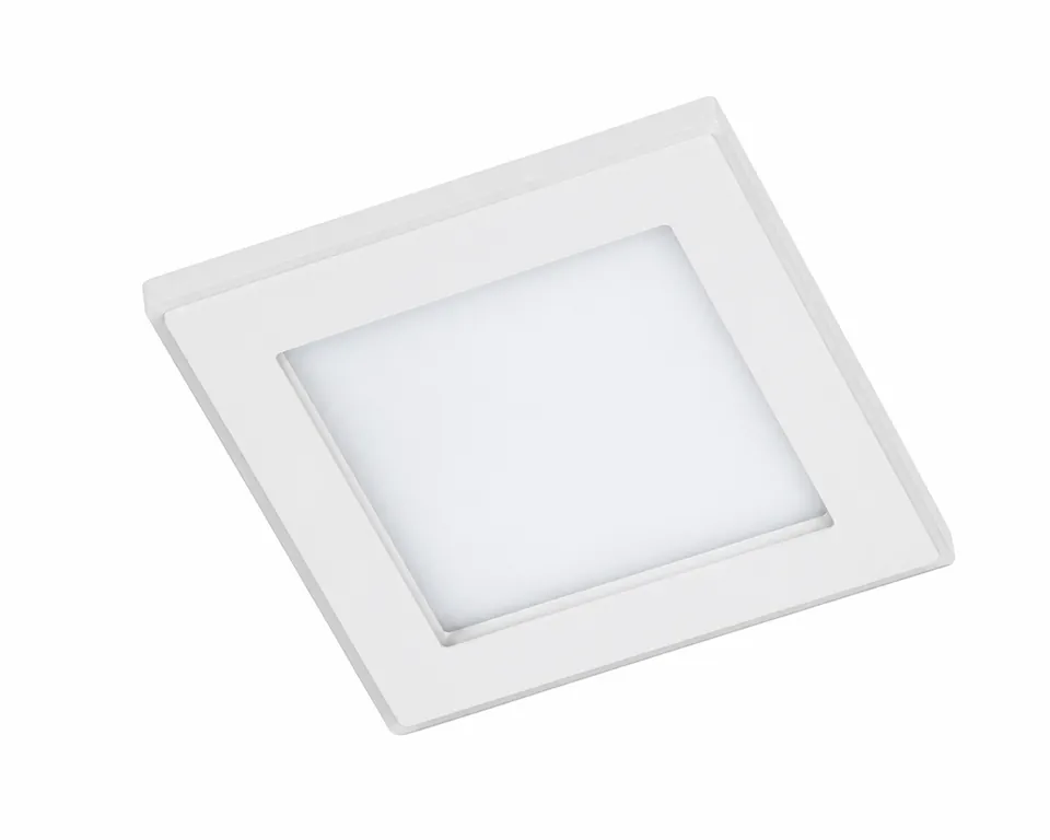 Spot LED Cuad.Empotrar 6W/60K Blanco L=9.7Xw=9.7Xh 20