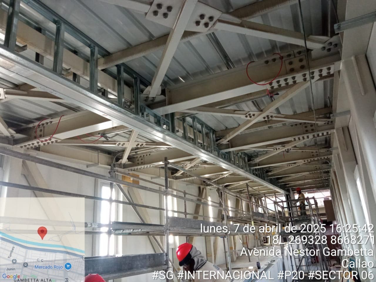 Coordinación de estructura superior e instalaciones en terminal