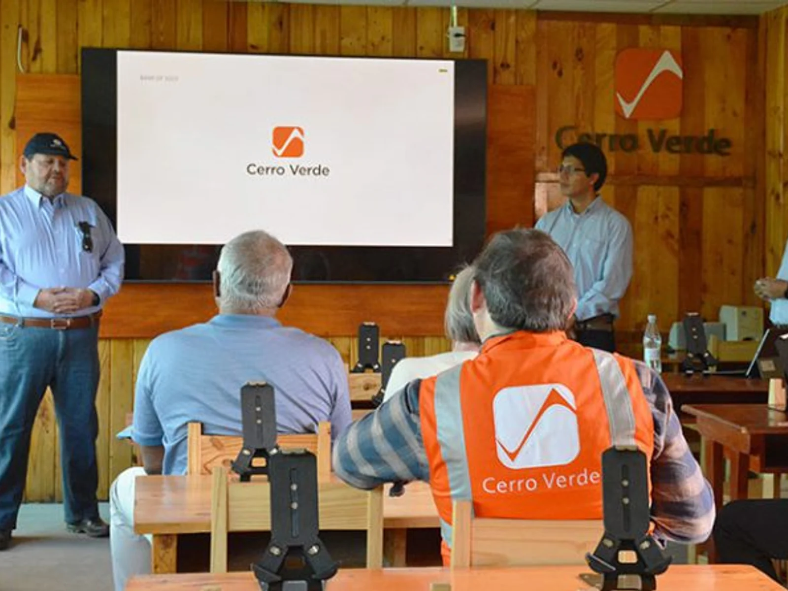 Ambiente de capacitación de Sociedad Minera Cerro Verde