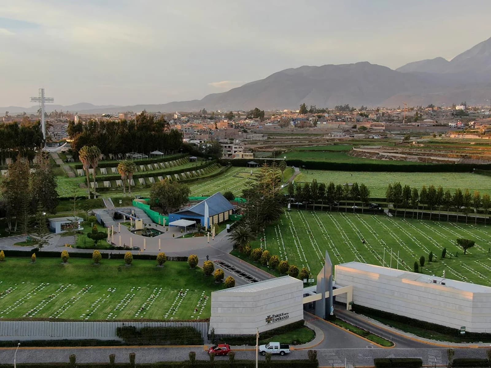 Vista general del Parque de la Esperanza en Arequipa