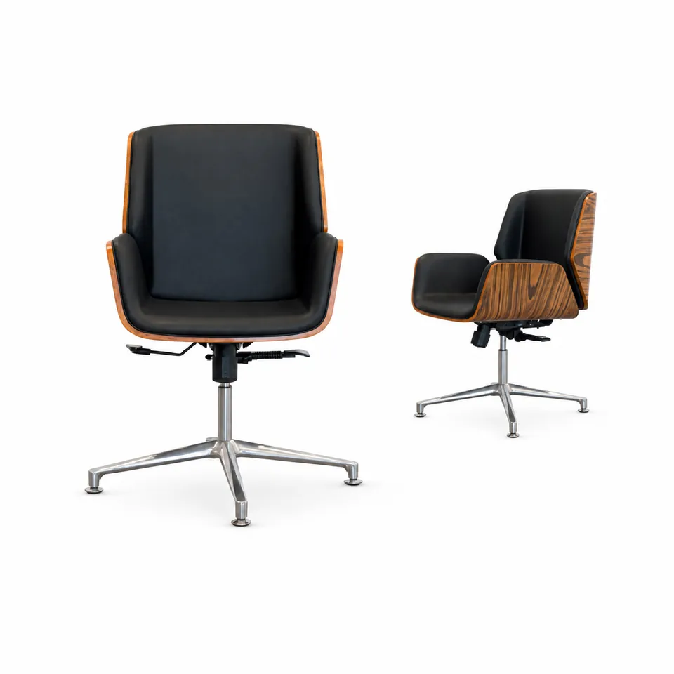 Silla 804#-NEGRO/WALNUT (Cod 073100035)