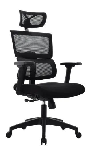 Sillas De Oficina Flip - Gerente - Sin cabecero / Mecanismo Syncro / Brazos regulables / Base Nylon