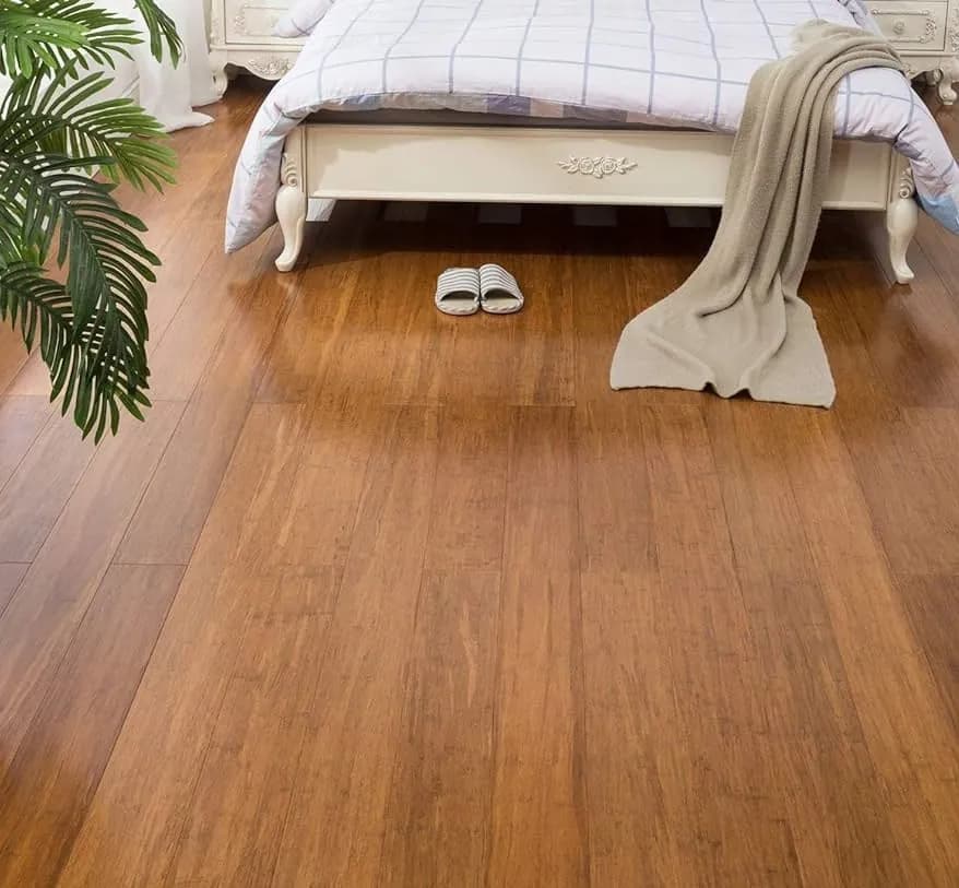 Piso sólido de bambú - Carbonizado