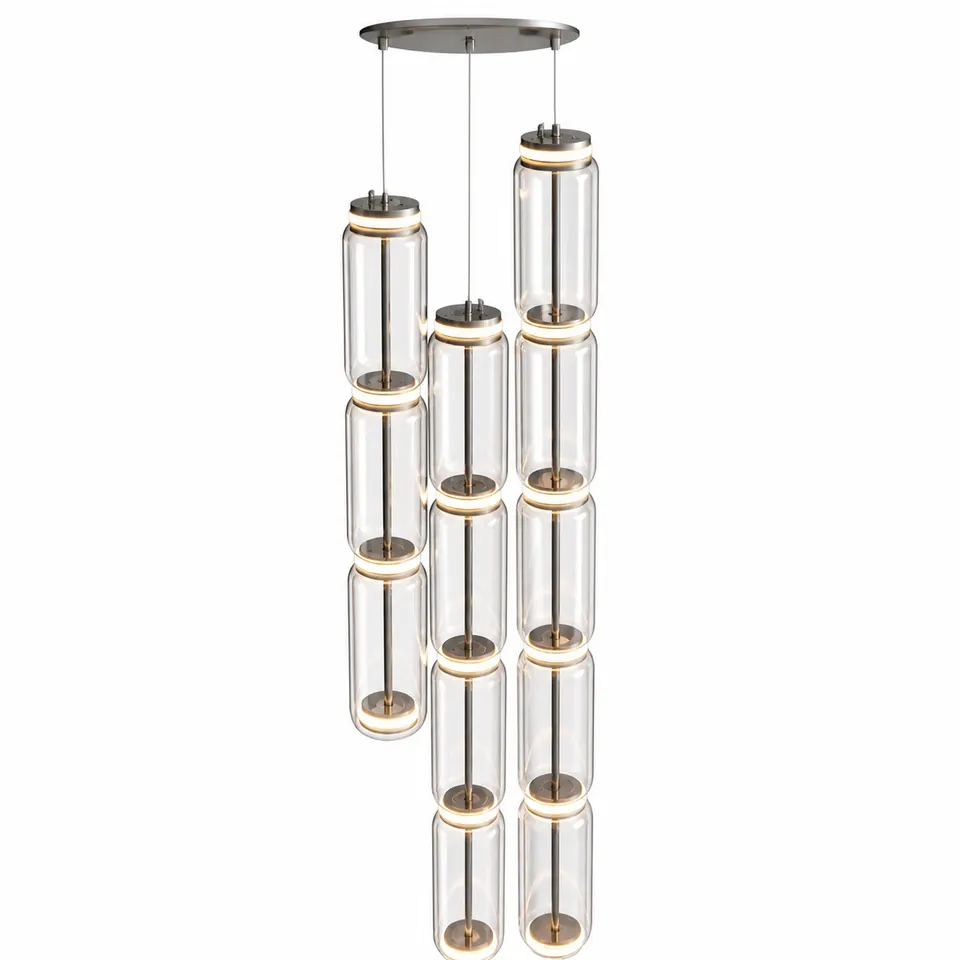 Lámpara colgante para escalera a medida - Modelo S510014