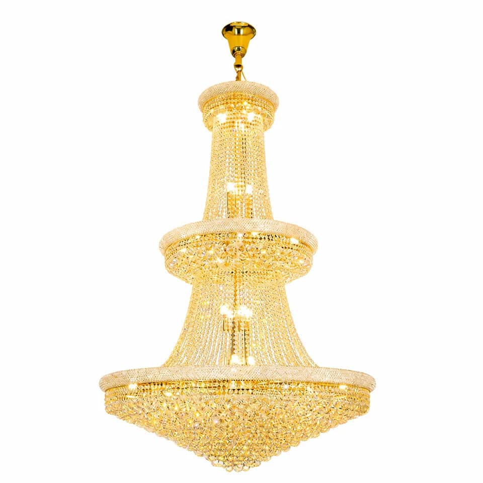Lámpara de cristal para escalera a medida - Modelo L31013
