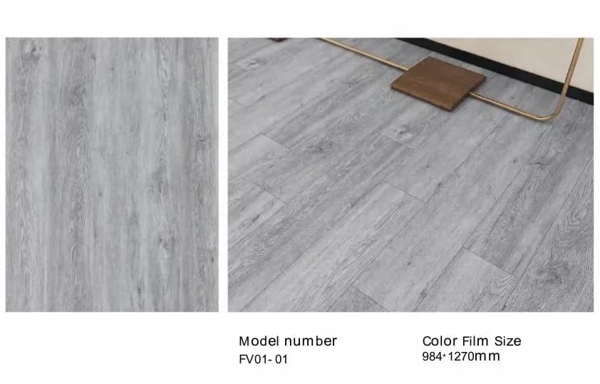 Película decorativa PVC para piso - Diseño FV01-01