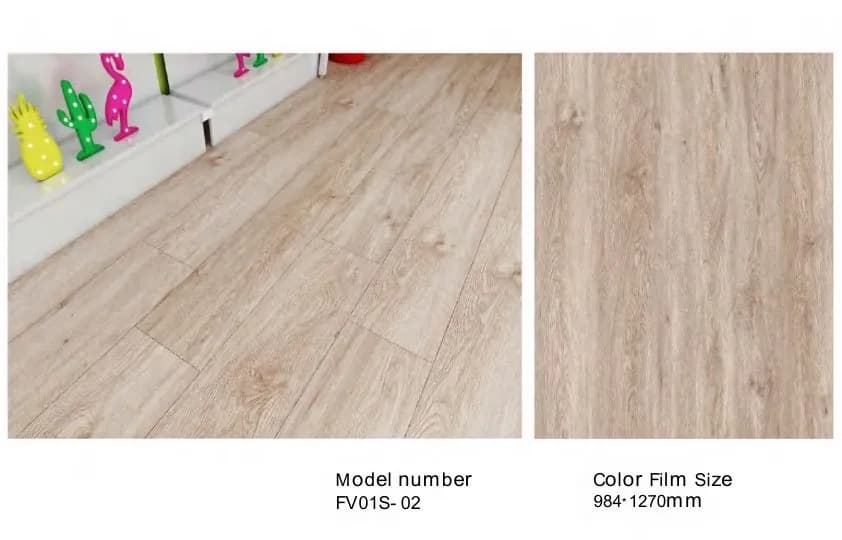 Película decorativa PVC para piso - Diseño FV01S-02