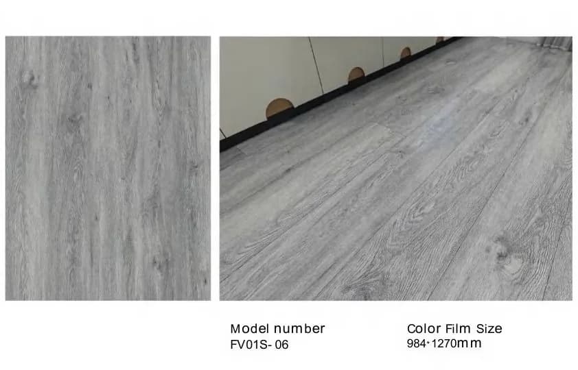 Película decorativa PVC para piso - Diseño FV01S-06