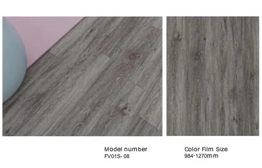 Película decorativa PVC para piso - Diseño FV01S-08