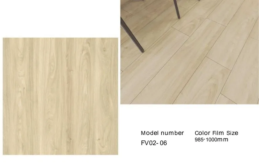 Película decorativa PVC para piso - Diseño FV02-06