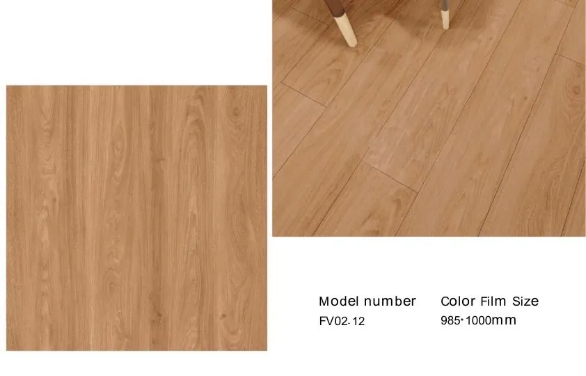 Película decorativa PVC para piso - Diseño FV02-12
