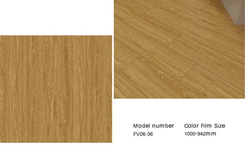 Película decorativa PVC para piso - Diseño FV06-06