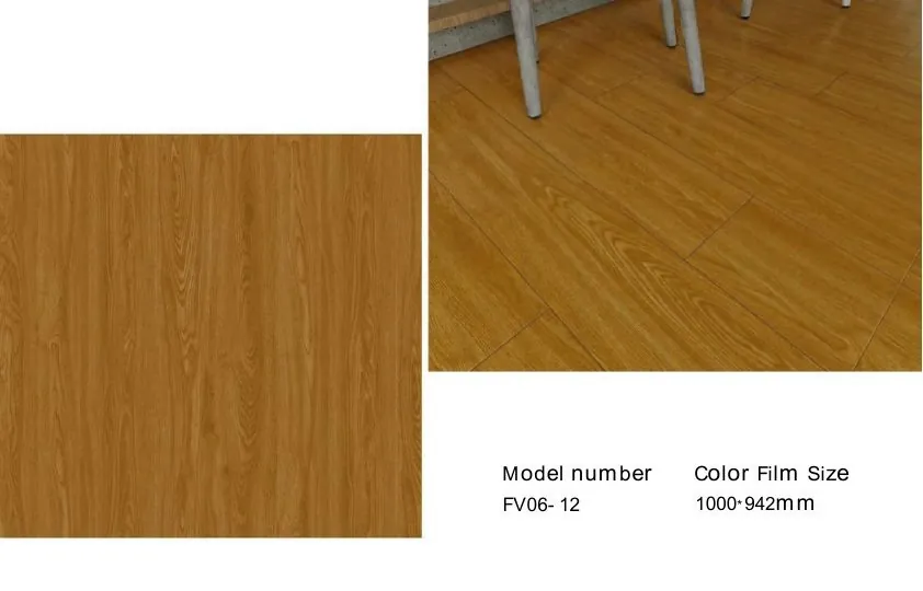 Película decorativa PVC para piso - Diseño FV06-12