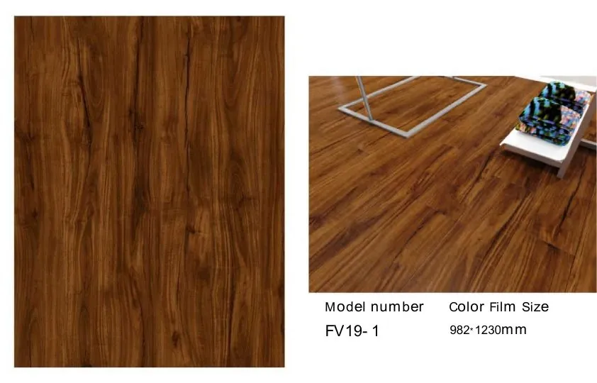 Película decorativa PVC para piso - Diseño FV19-1