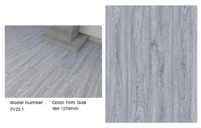 Película decorativa PVC para piso - Diseño FV23-1