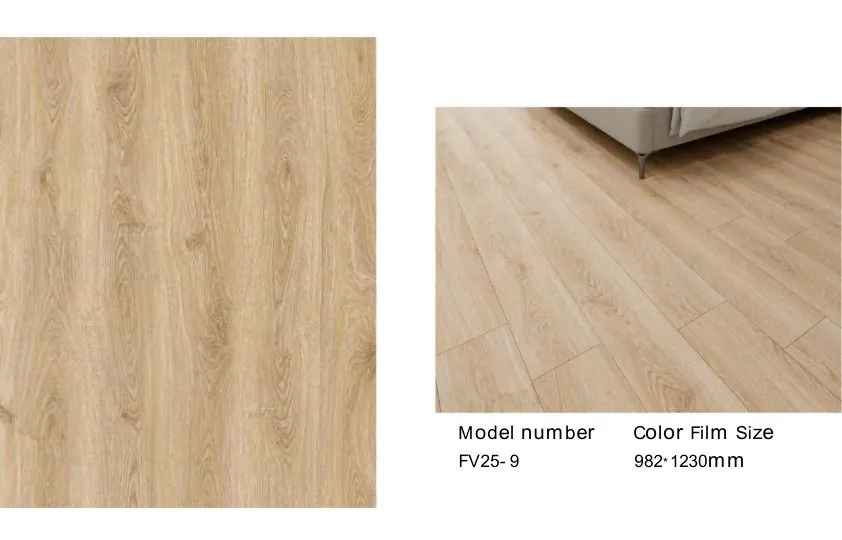 Película decorativa PVC para piso - Diseño FV25-9