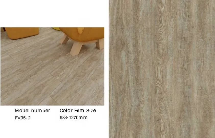 Película decorativa PVC para piso - Diseño FV35-2