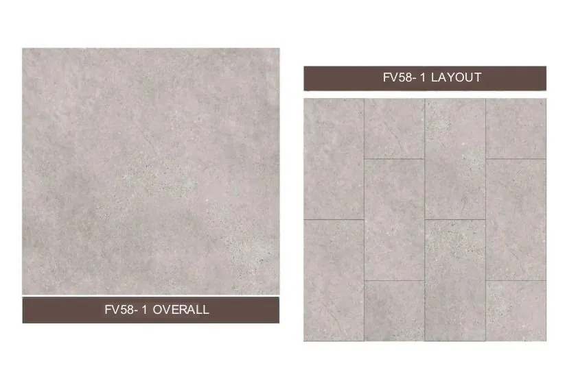 Película decorativa PVC para piso - Diseño FV58-1