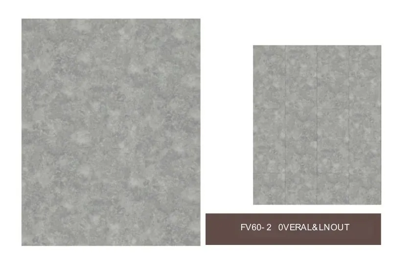 Película decorativa PVC para piso - Diseño FV60-2
