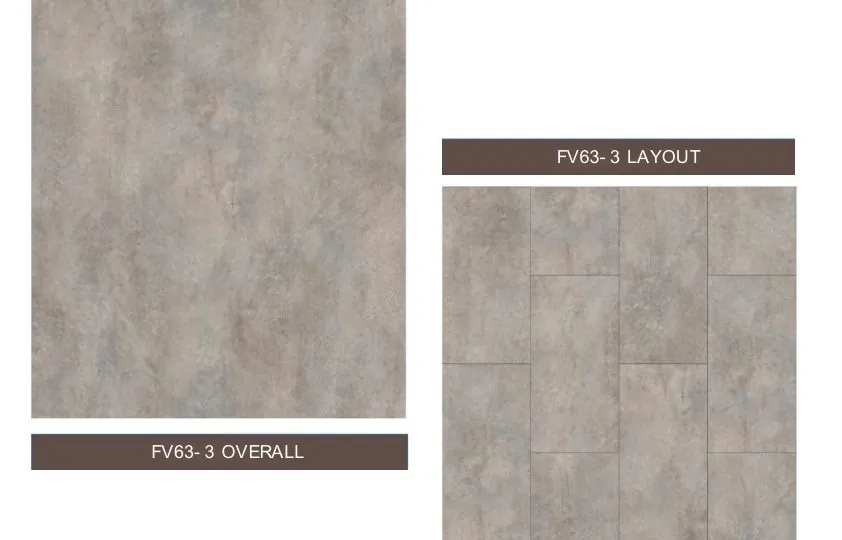 Película decorativa PVC para piso - Diseño FV63-3