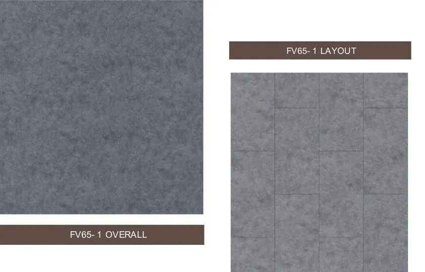 Película decorativa PVC para piso - Diseño FV65-1