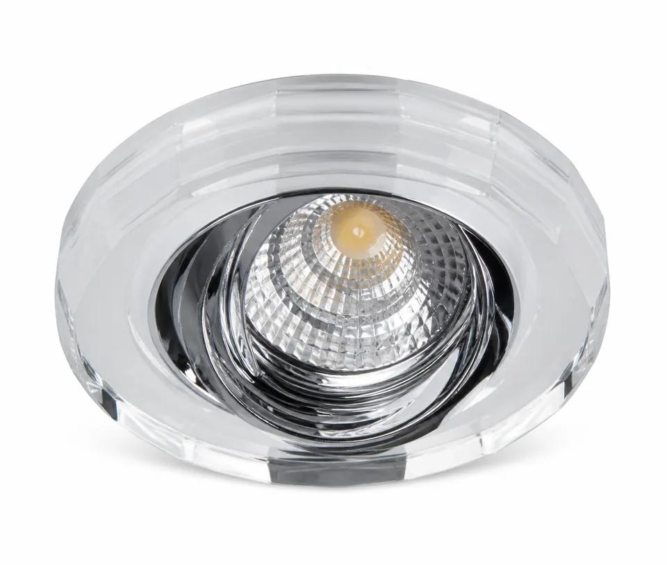 Spot Circ.P/Empotrar Gu10 V/Claro 11X3Cm 220V/60Hz 20