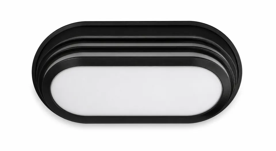 Aplique LED 20W/60K Negro 150-240V/50-60Hz 10