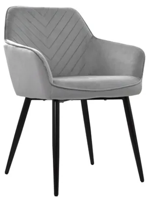 Horeca Milei - Tela Velvet / Color Gris