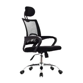 Sillas Eco Atlantis Xj - Operativas Con Cabecero - Con cabecero / Base cromo (XJB) / Color Gris Marco Blanco