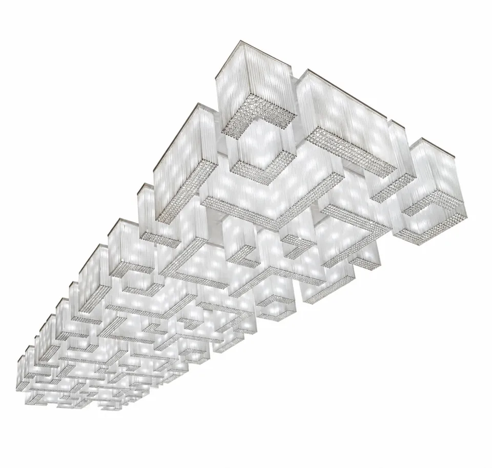 Luminaria de techo de cristal a medida - Modelo C210024