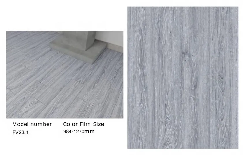 Película decorativa PVC para piso - Diseño FV23-1